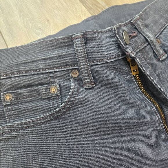 Levi's Strauss black slim straight denim men's jeans 28x30 - Picture 8 of 14